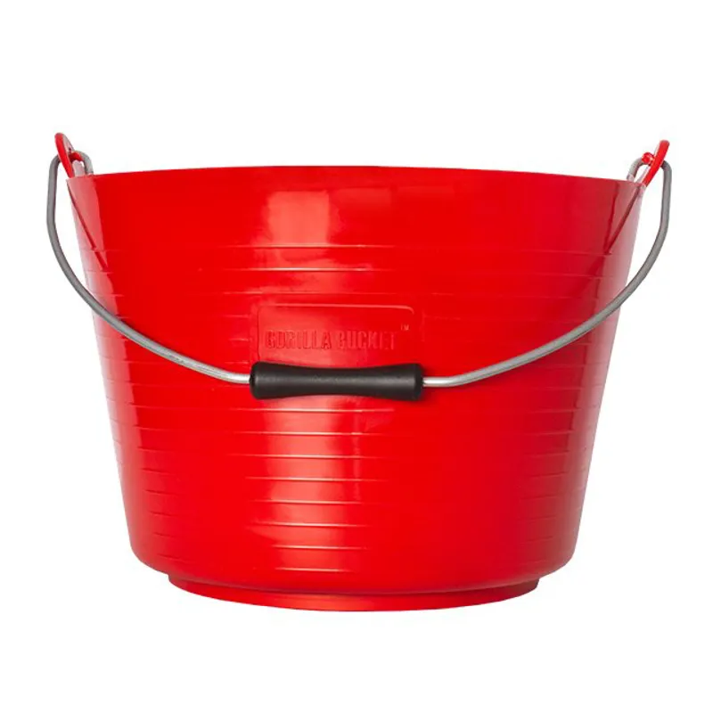 Red Gorilla Flexible Bucket in Red